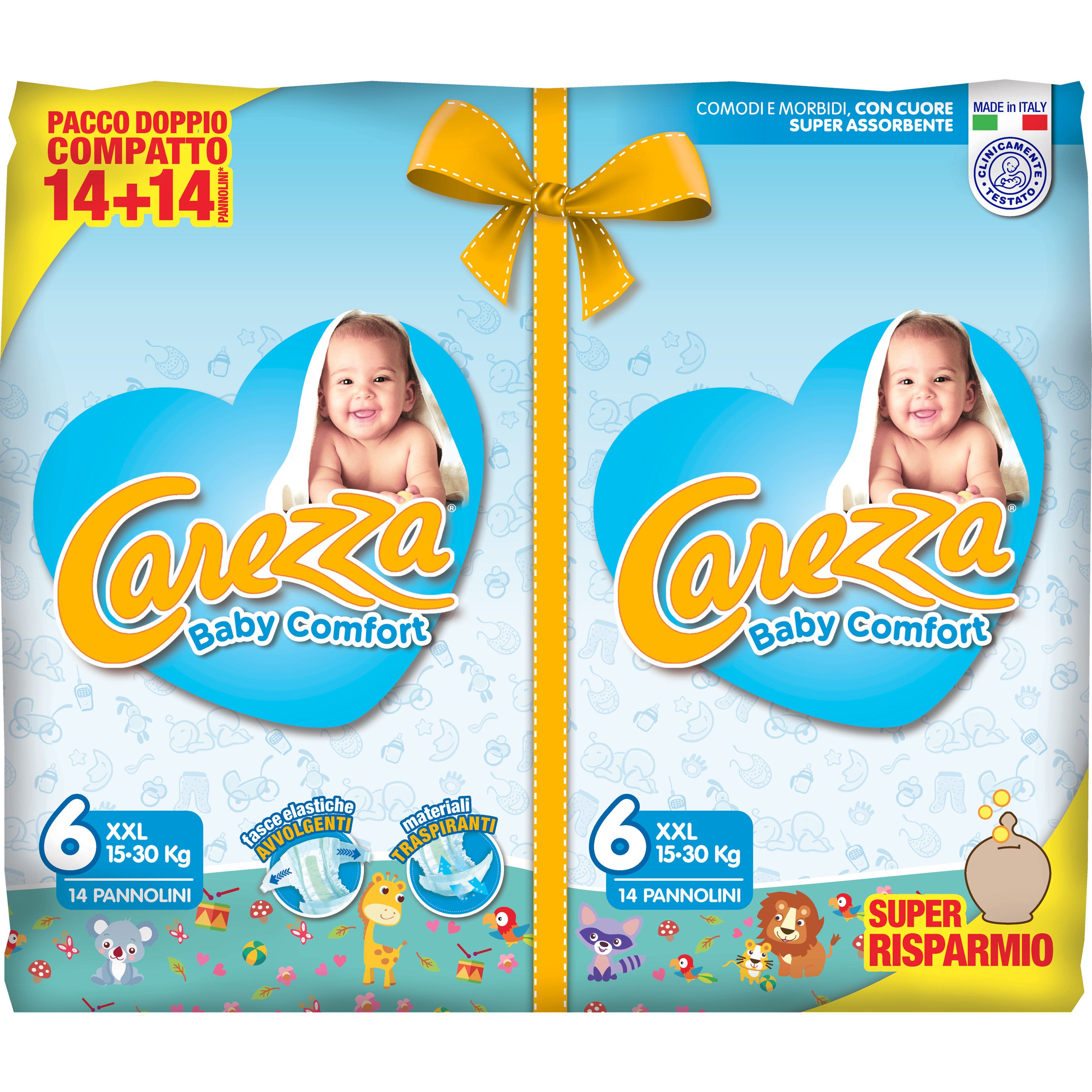 Pannolini Carezza Baby Comfort XXL 15-30Kg 28 Pezzi - 1