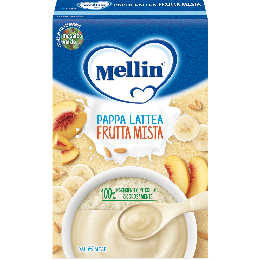 Mellin Pappa Lattea Frutta Mista 250g  - 2