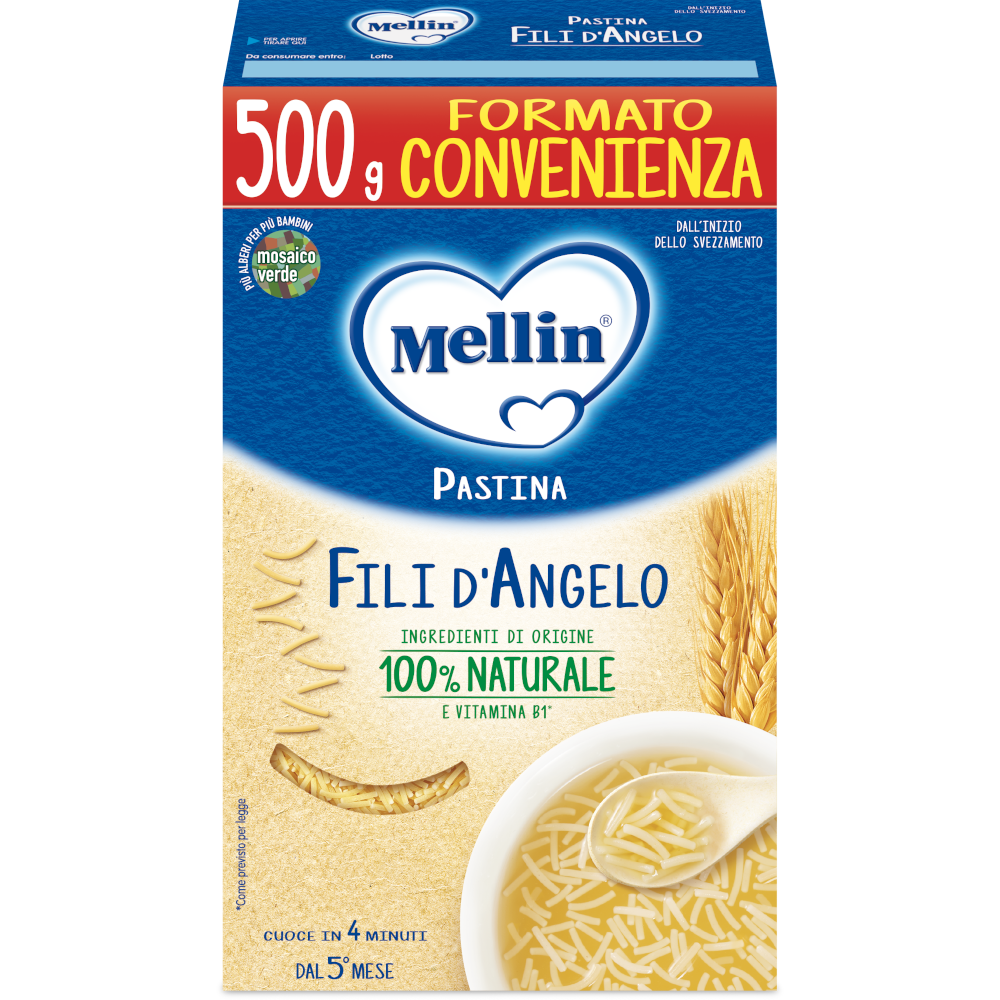 Mellin Pasta Fili D'Angelo 500g  - 2