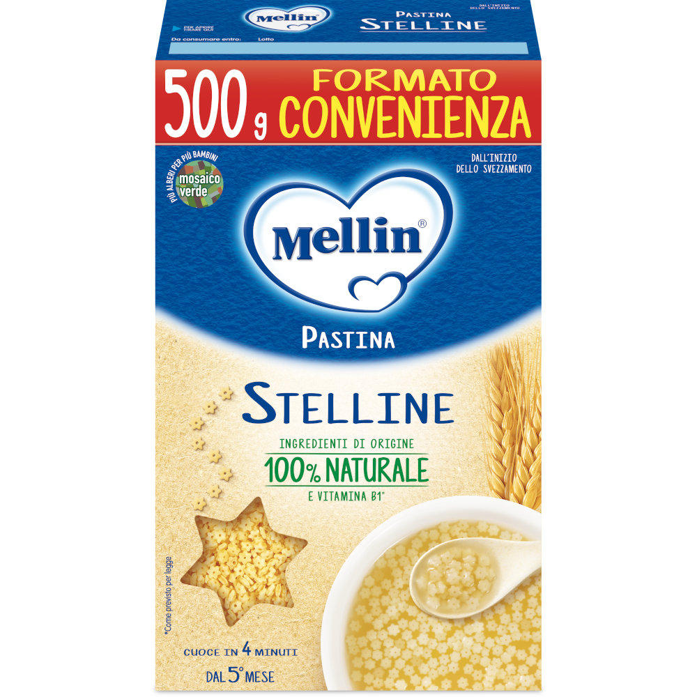 Mellin Pasta Stelline 500g  - 3