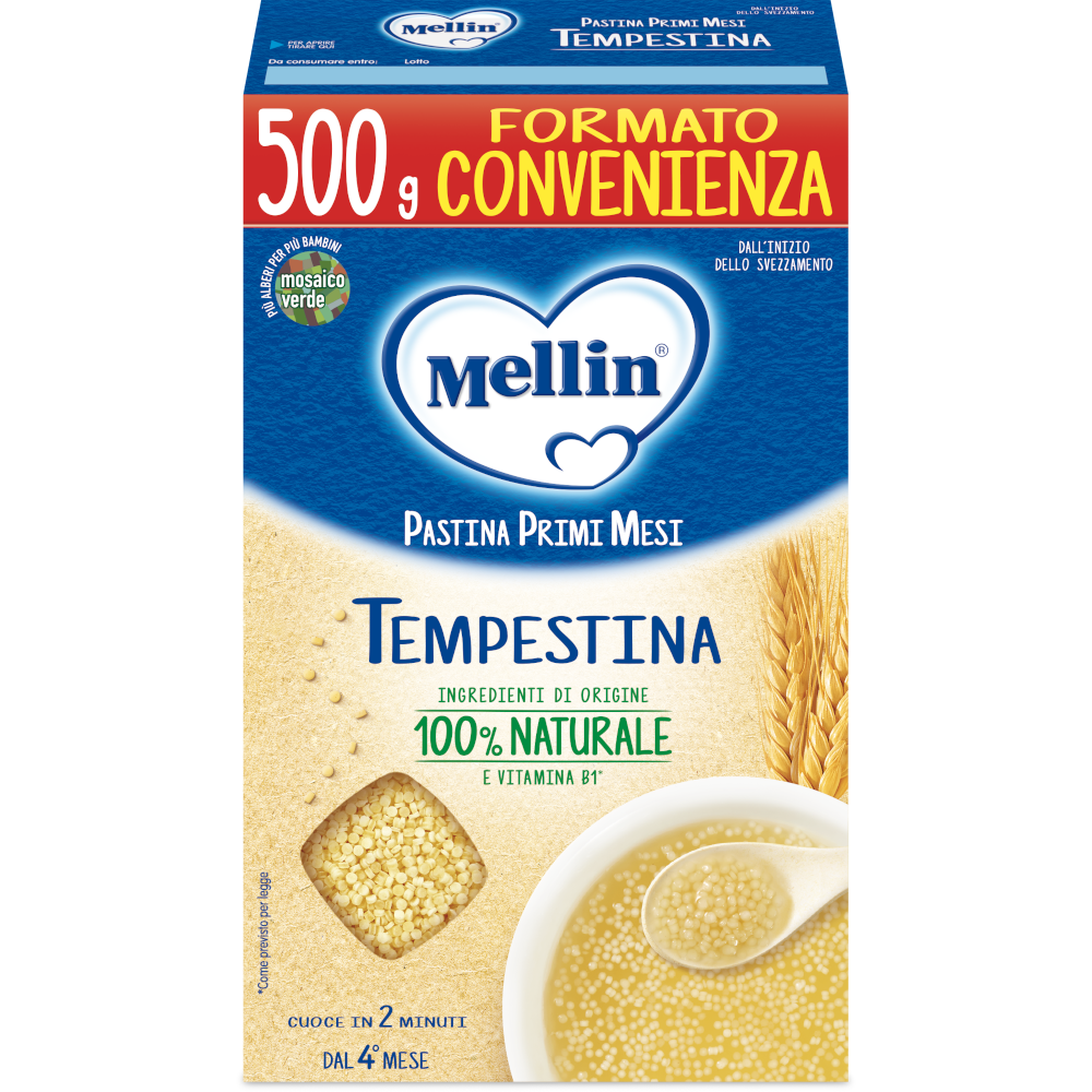 Mellin Pasta Tempestine 500g  - 3