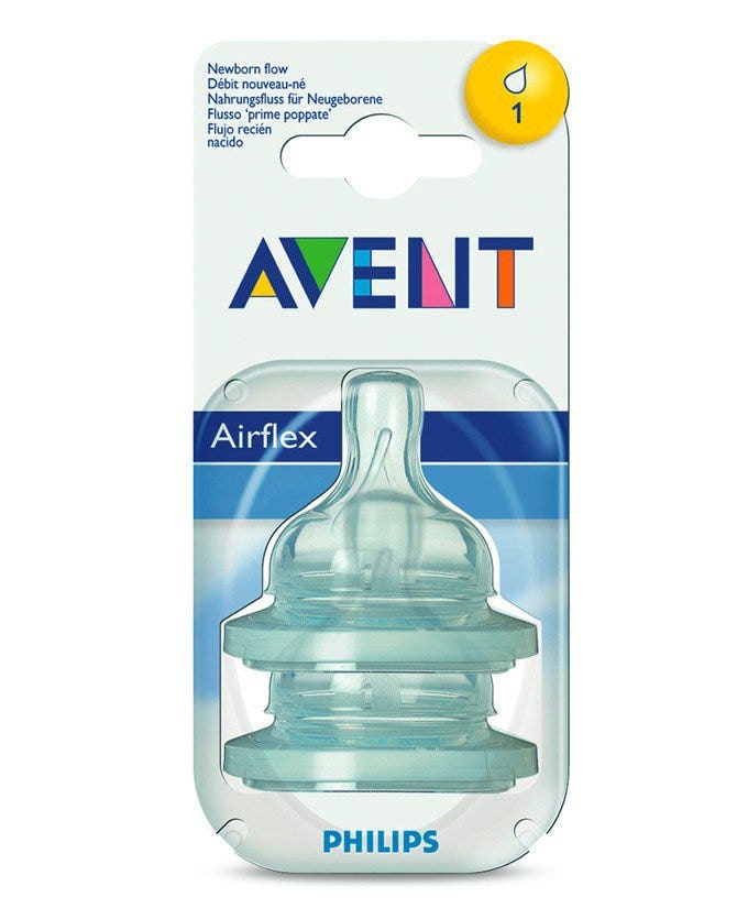Avent Tettarella Prime Poppate 1 Foro 2 Pezzi  - 1
