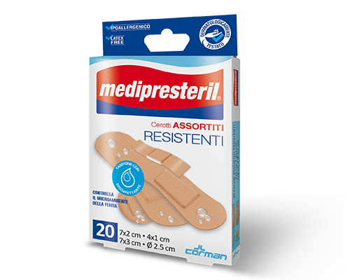 Medipresteril Cerotti Resistenti Assortiti 4 Formati 20 Pezzi  - 3