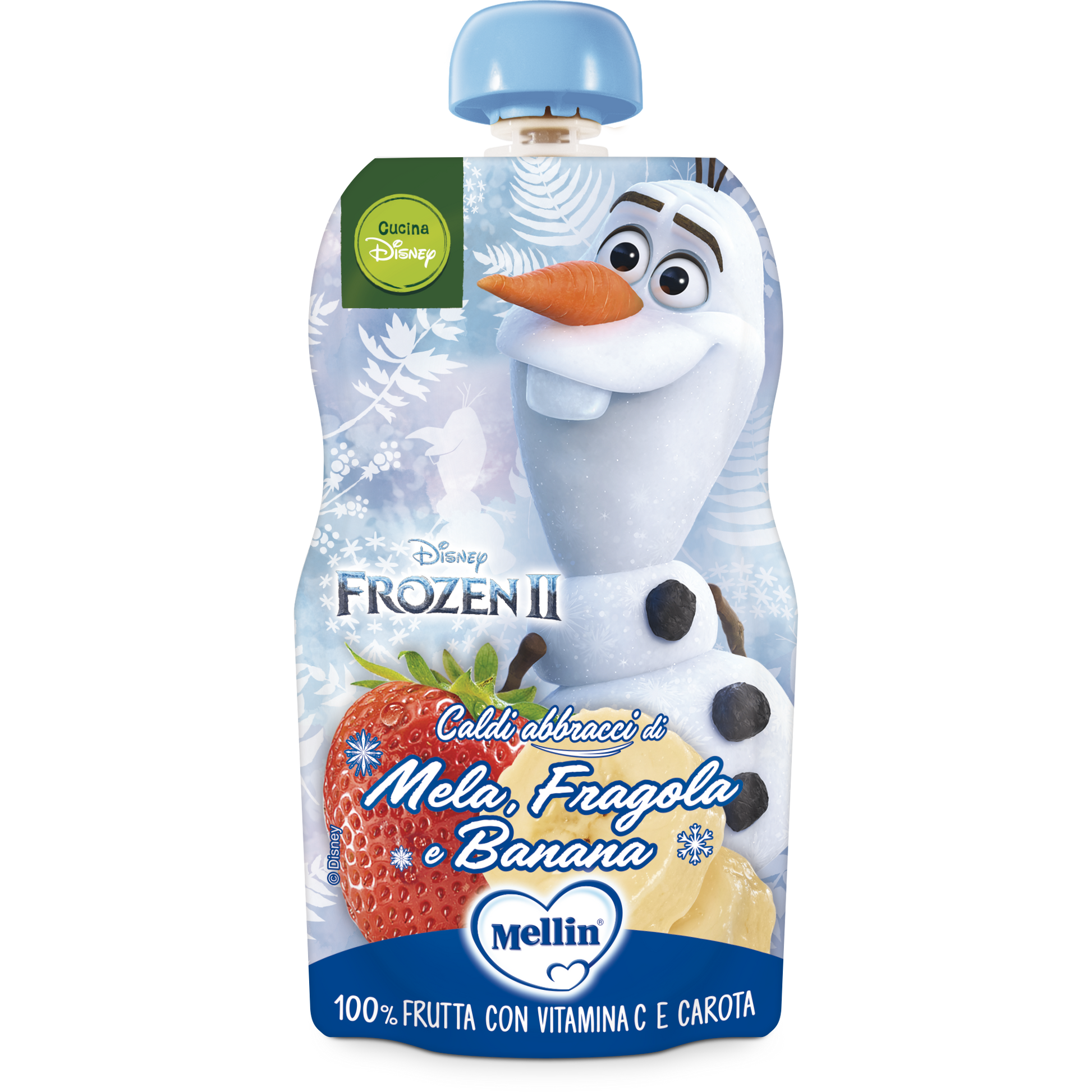 Mellin Pouch Disney Frozen Mela Fragola Banana 110g  - 2