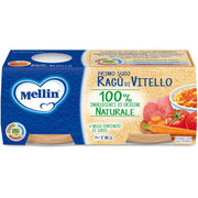Mellin Primo Sugo Ragù Di Vitello 8M+ 2x80g  - 2
