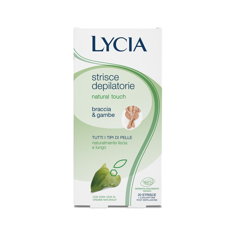 Lycia Natural Touch 20 Strisce Depilatorie Gambe Braccia  - 1