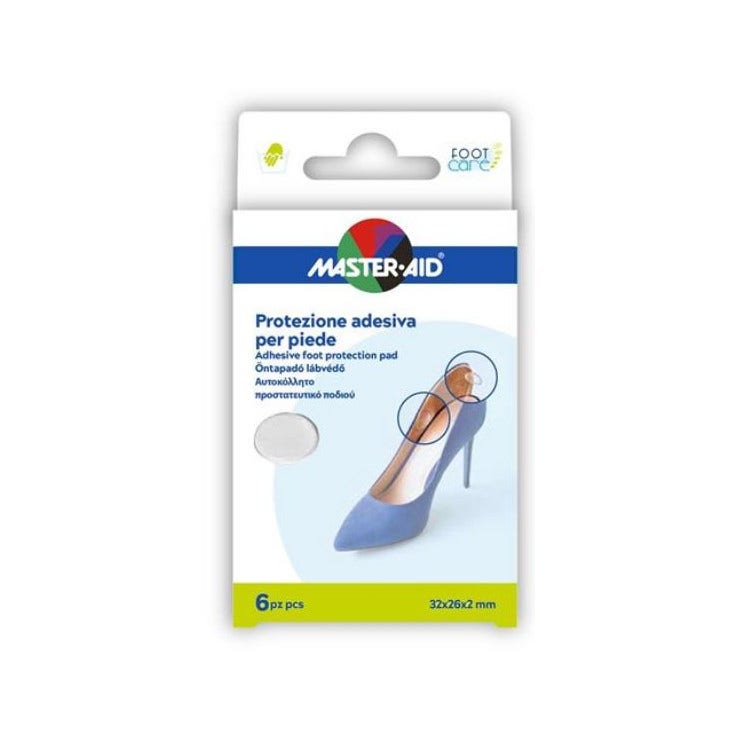 Master-Aid Foot Care Protezione Gel Adesiva 6 Pezzi  - 1