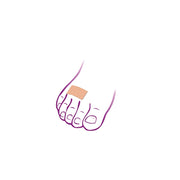 Pavis Comfort Feet PV326 Cerotto Rettangolare 3x5cm 2 Pezzi  - 1