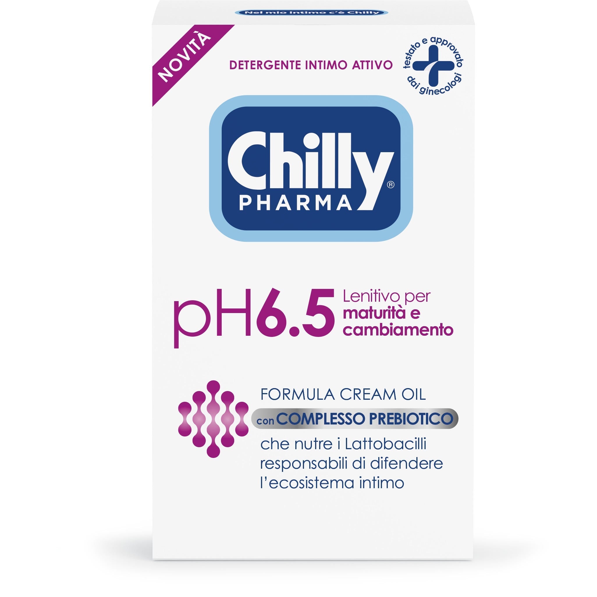 Chilly Pharma Detergente Intimo Menopausa Ph 6.5 250ml - 1
