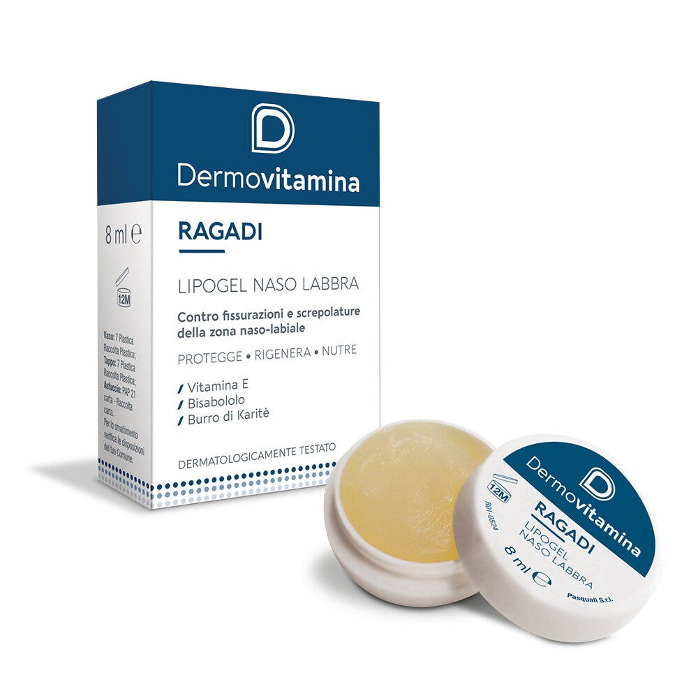 Dermovitamina Ragadi Naso E Labbra Balsamo Riparatore 8ml-1