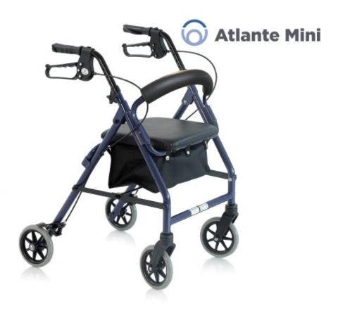 Rollator Pieghevole In Alluminio Verniciato Atlante Mini Cod. RP513 -1