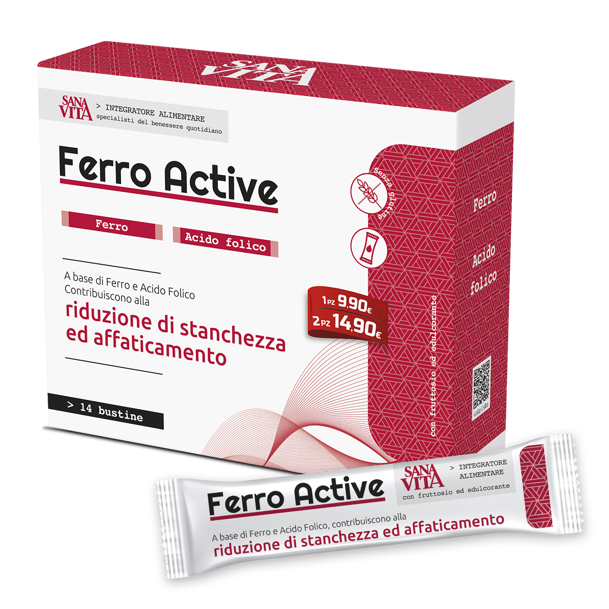 Sanavita Ferro Active 14 Bustine  - 2