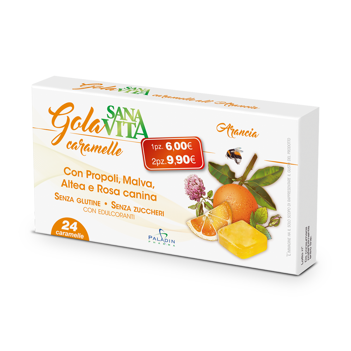 Sanavita Gola Arancia 24 Caramelle  - 2