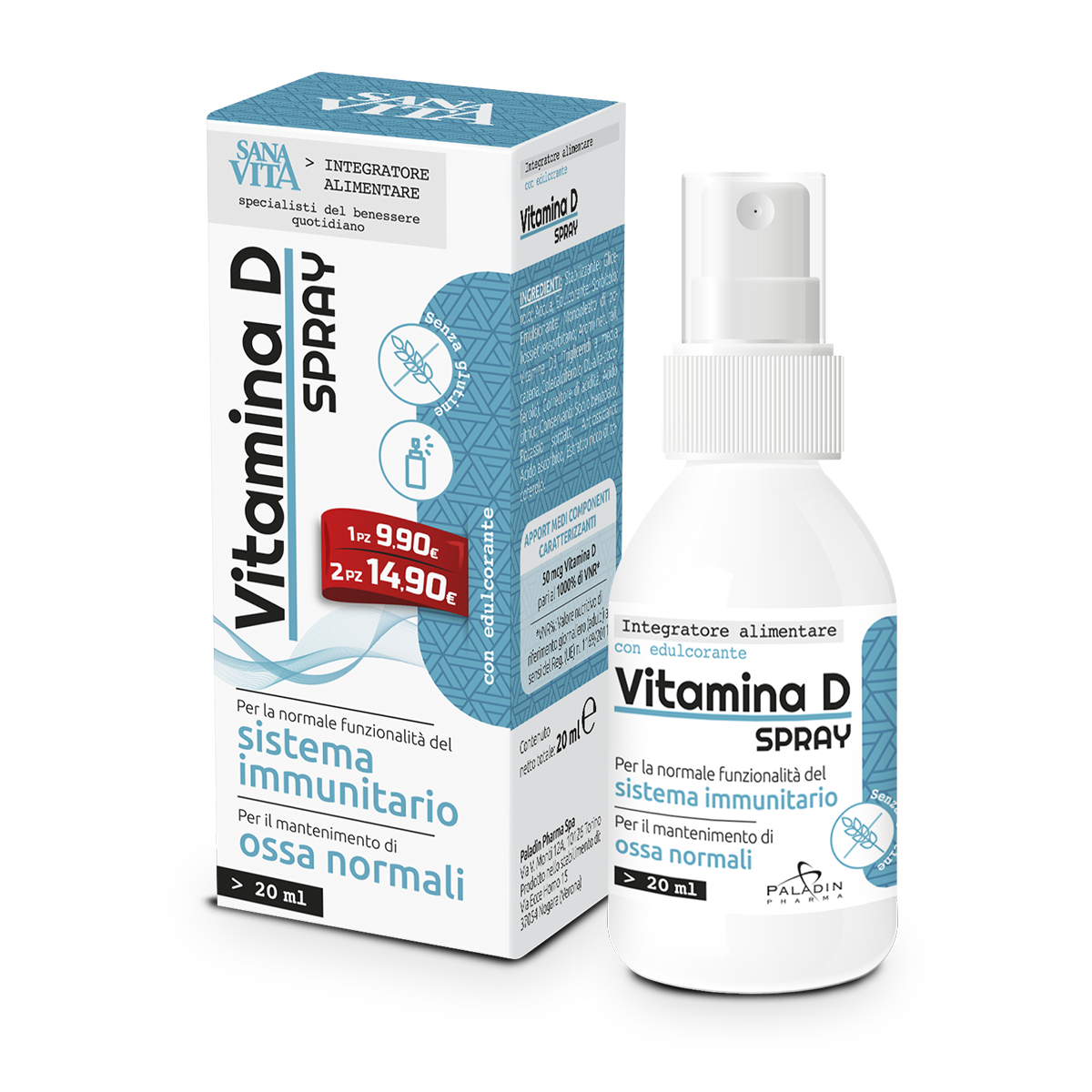 Sanavita Vitamina D Spray 20ml  - 2