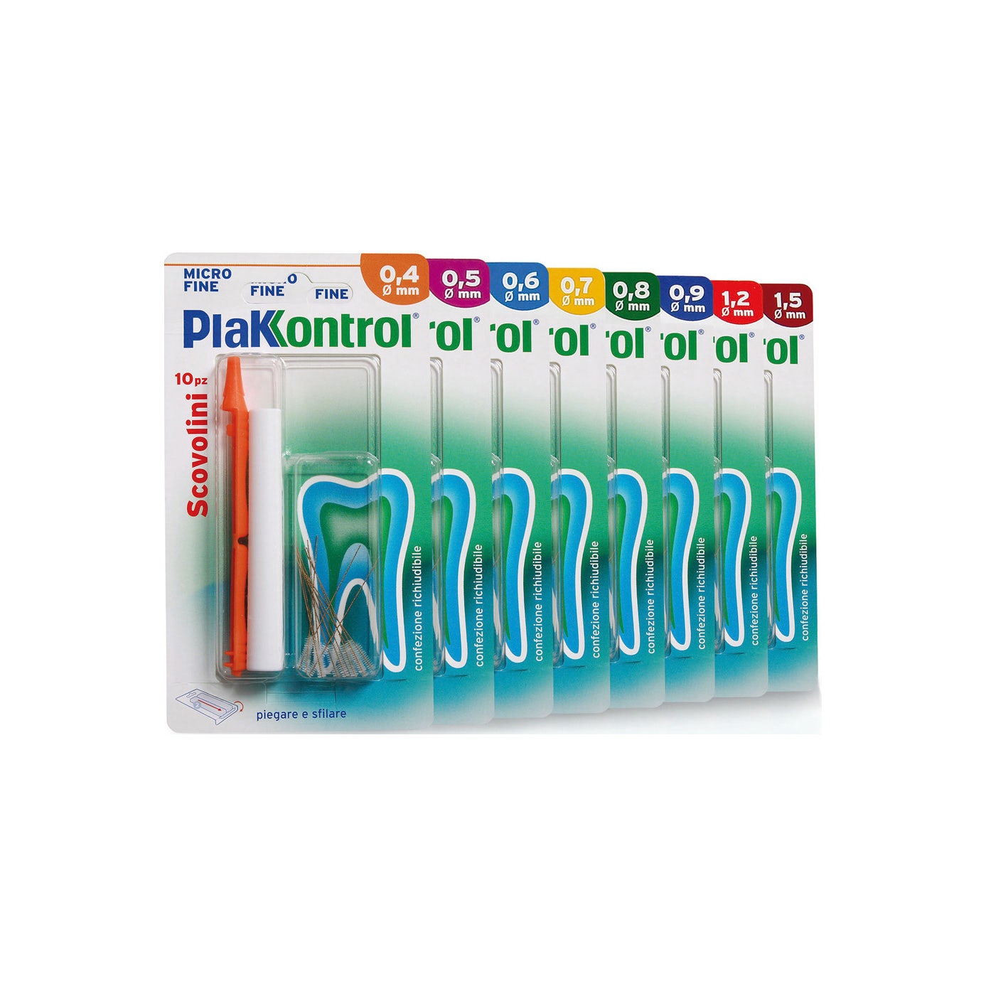 Plakkontrol Scovolino 1,5mm 6 Pezzi  - 2