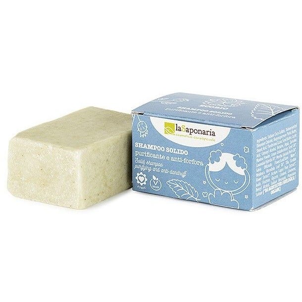 La Saponaria Shampoo Solido Purezza Purificante/Antiforfora 50g  - 1