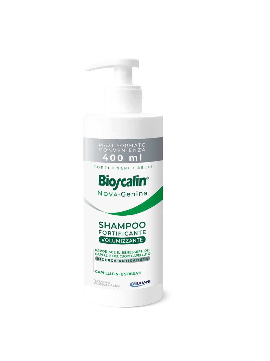 Bioscalin Nova-Genina Shampoo Fortificante Volumizzante 400ml-2