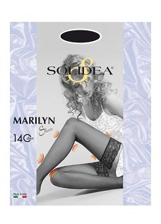 Solidea Marilyn 140 Calza Autoreggente Cammello Misura 2-3