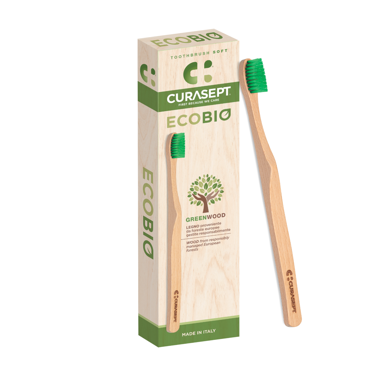 Curasept Spazzolino Morbido Legno -1