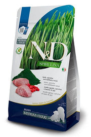 Farmina N&D Dog Medium & Maxi Spirulina Lamb Per Cani Cuccioli 7kg-1