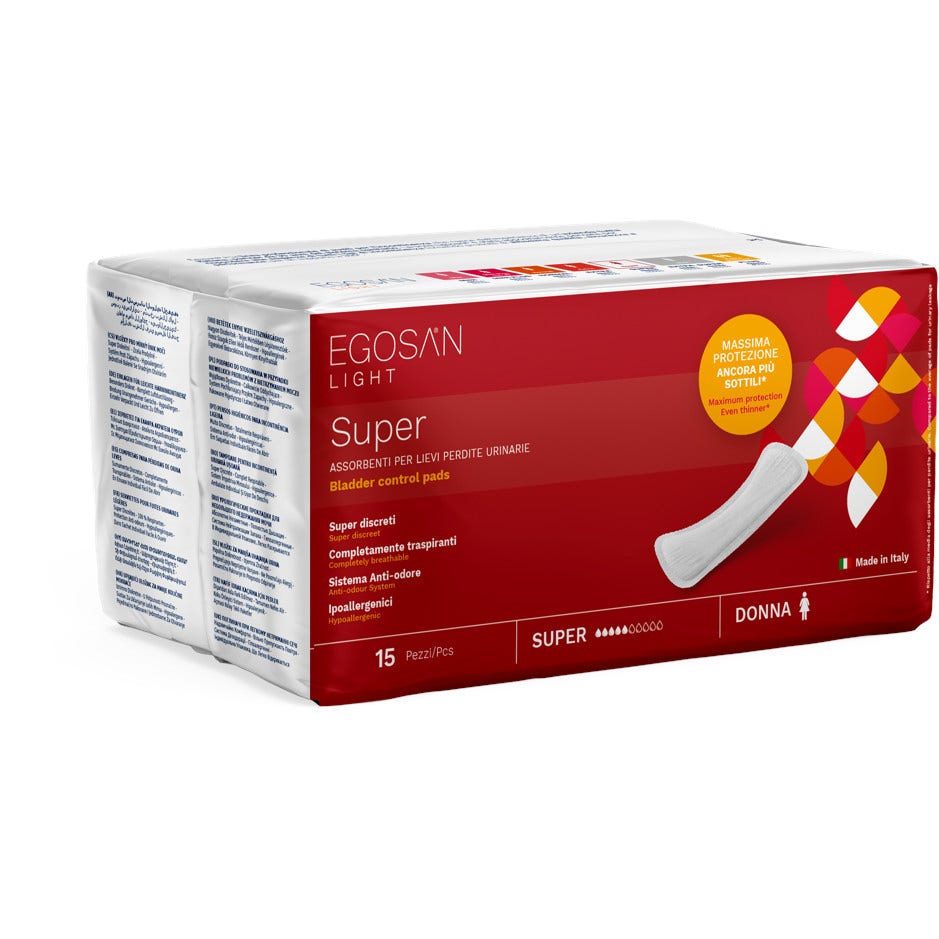 Egosan Light Lady Assorbenti Incontinenza Super 15 Pezzi - 1