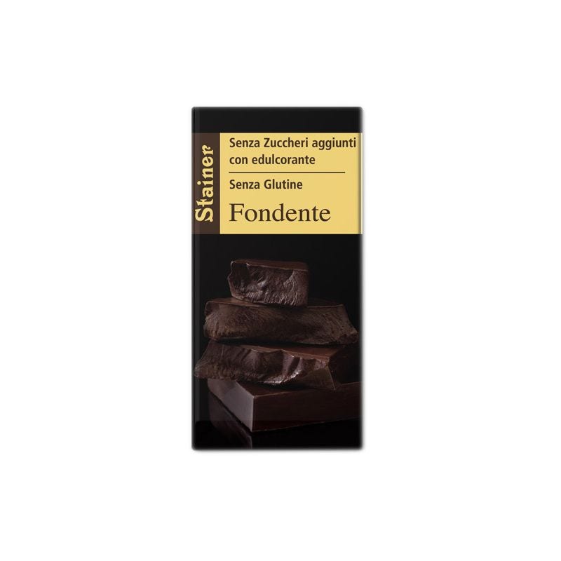 Stainer Tavoletta Fondente Senza Zucchero Senza Glutine 50g  - 1