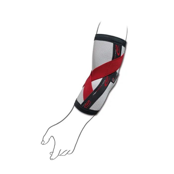 Tenortho TO2107 Linea C Elbow Gomitiera Elastica Fibra Di Carbonio Taglia XL-1