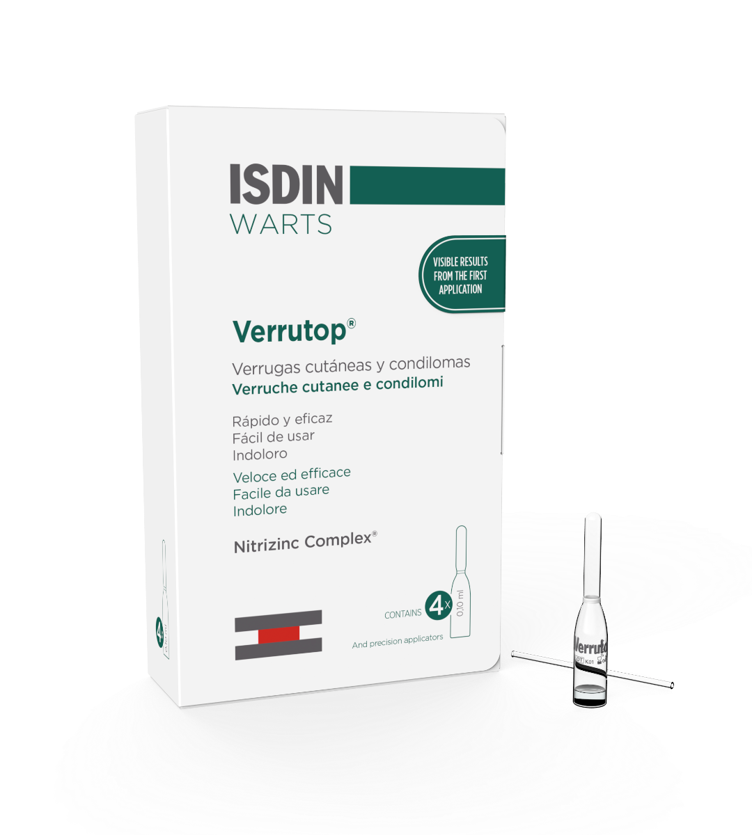 Isdin Verrutop Corpo 4 Fiale-3