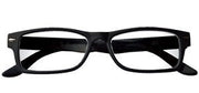 Vintage Occhiale Premontato Prontoleggio Vintage Nero Diottrie +3.00  - 1