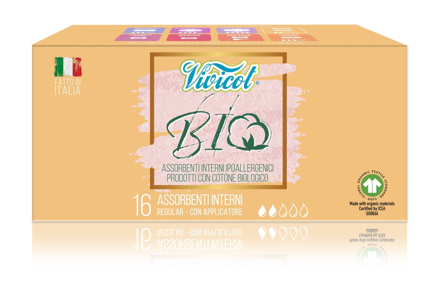 Vivicot Tampone Interno Normal 16 Pezzi-2