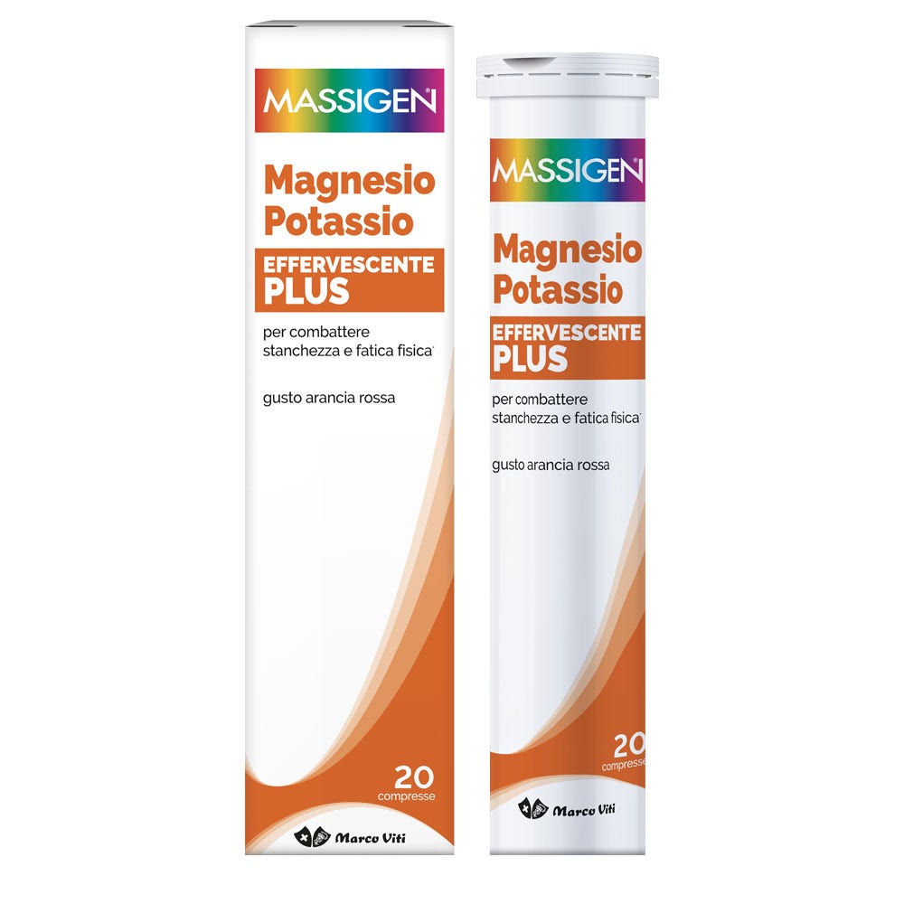 Massigen Magnesio E Potassio Plus 20 Compresse Effervescenti -3