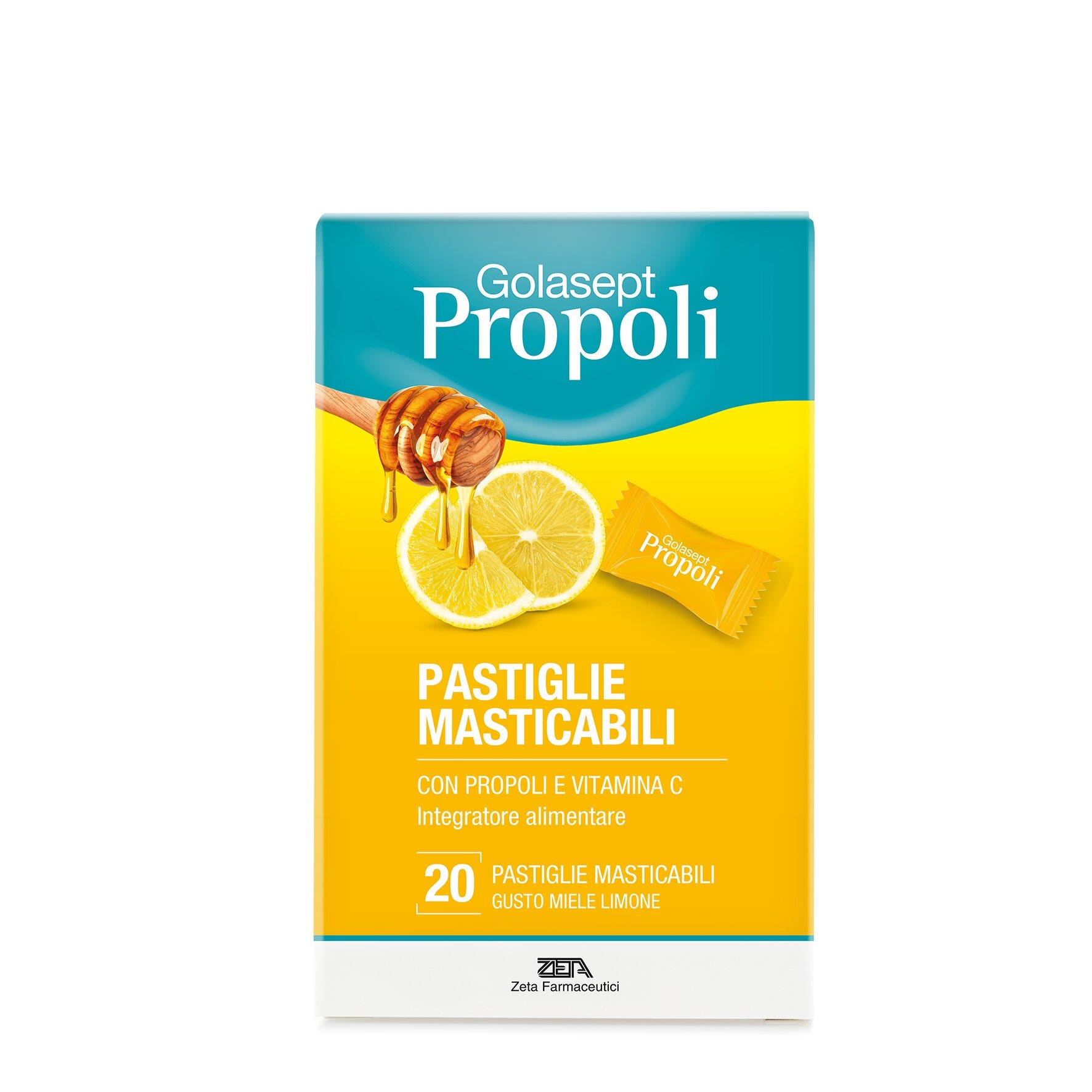 Golasept Propoli Gusto Miele E Limone 20 Compresse-1