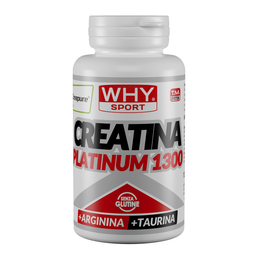 Why Sport Creatina 1300 Platinum 150 Compresse  - 1