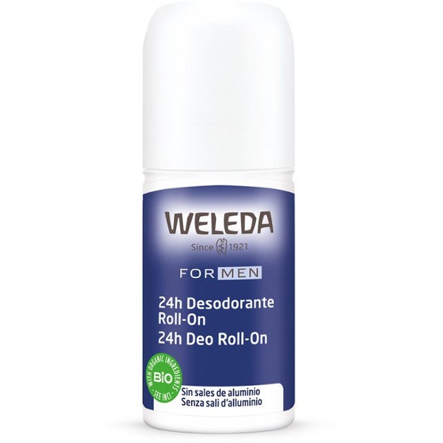 Weleda For Men 24H Deodorante Roll On 50ml                - 4
